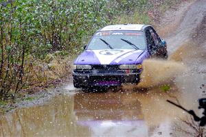 Michael Miller / Angelica Miller Mitsubishi Galant VR-4 on SS9, Nestoria-Herman.