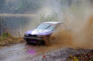 Michael Miller / Angelica Miller Mitsubishi Galant VR-4 on SS9, Nestoria-Herman.