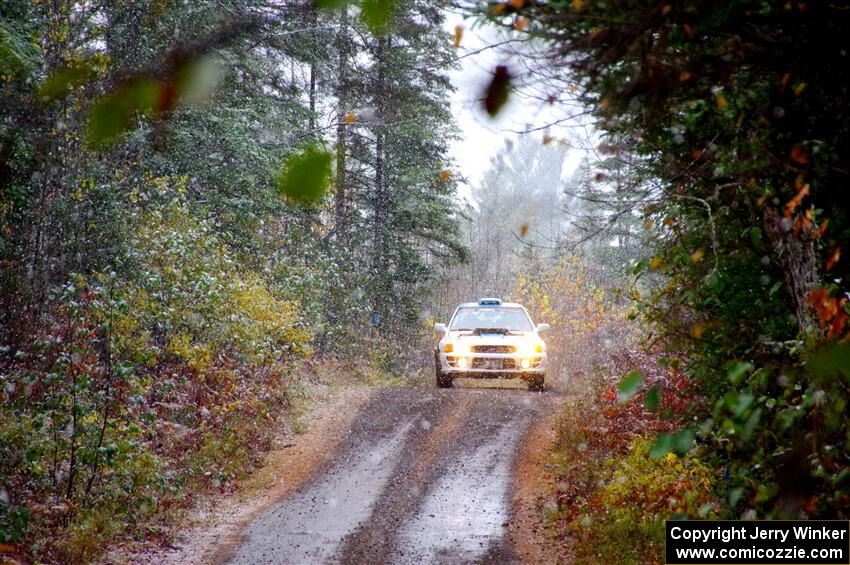 Tyler Matalas / Dustin Sharkozy Subaru Impreza LX on SS9, Nestoria-Herman.