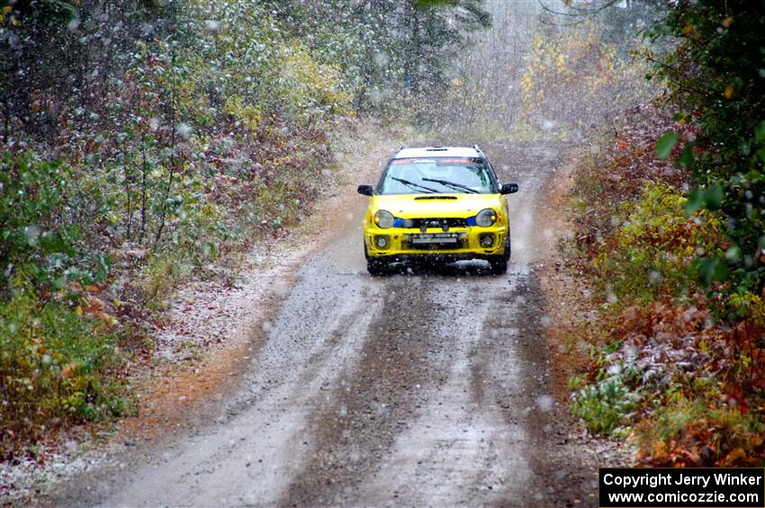 Greg Healey / Cindy Krolikowski Subaru Impeza Outback Sport on SS9, Nestoria-Herman.