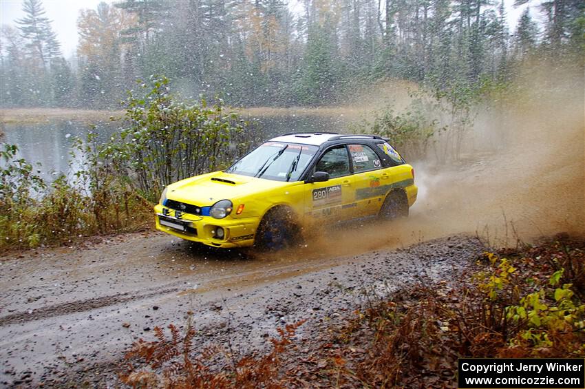 Greg Healey / Cindy Krolikowski Subaru Impeza Outback Sport on SS9, Nestoria-Herman.