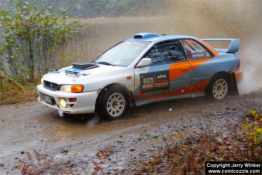 Tyler Matalas / Dustin Sharkozy Subaru Impreza LX on SS9, Nestoria-Herman.