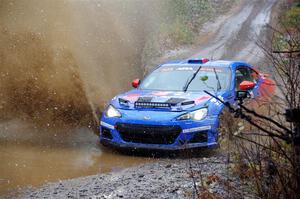 Santiago Iglesias / R.J. Kassel Subaru BRZ on SS9, Nestoria-Herman.