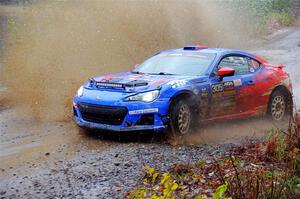 Santiago Iglesias / R.J. Kassel Subaru BRZ on SS9, Nestoria-Herman.