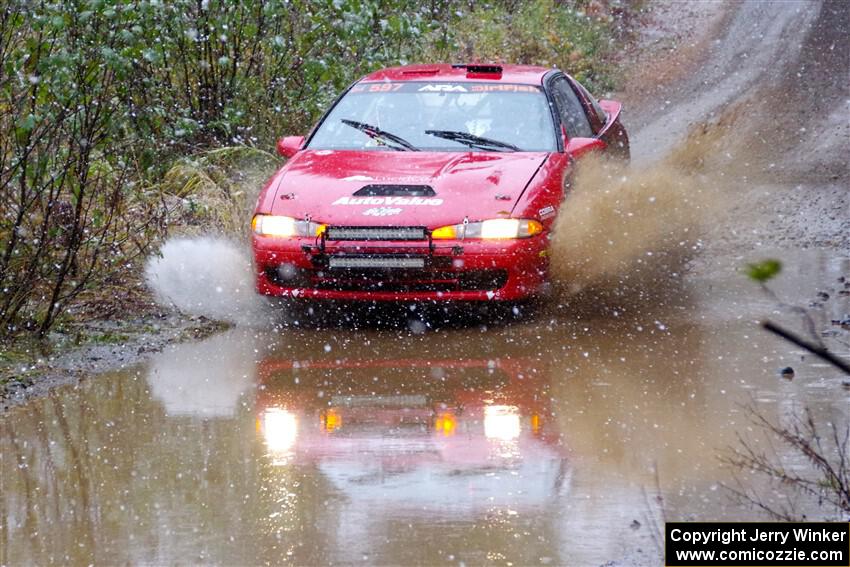 Rob Dupree / Michael Funk Mitsubishi Eclipse GSX on SS9, Nestoria-Herman.