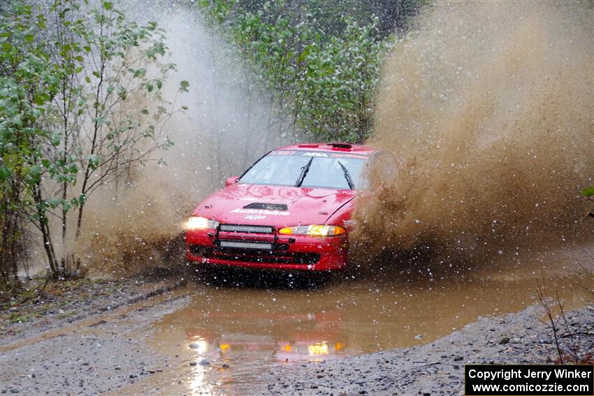 Rob Dupree / Michael Funk Mitsubishi Eclipse GSX on SS9, Nestoria-Herman.