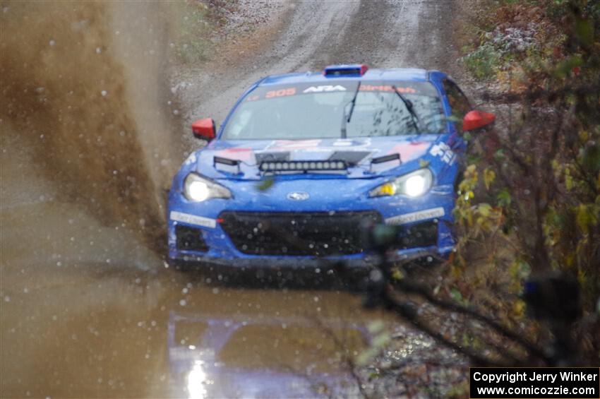 Santiago Iglesias / R.J. Kassel Subaru BRZ on SS9, Nestoria-Herman.