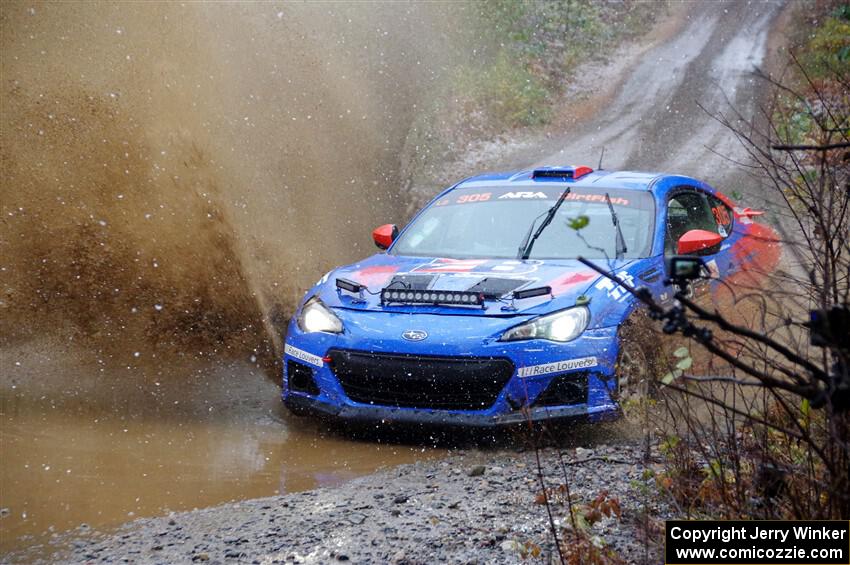 Santiago Iglesias / R.J. Kassel Subaru BRZ on SS9, Nestoria-Herman.