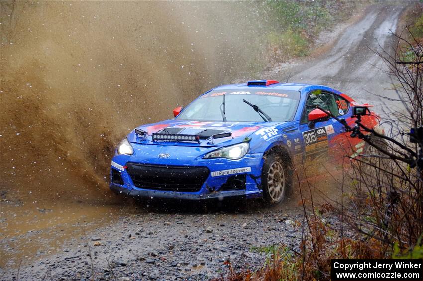 Santiago Iglesias / R.J. Kassel Subaru BRZ on SS9, Nestoria-Herman.