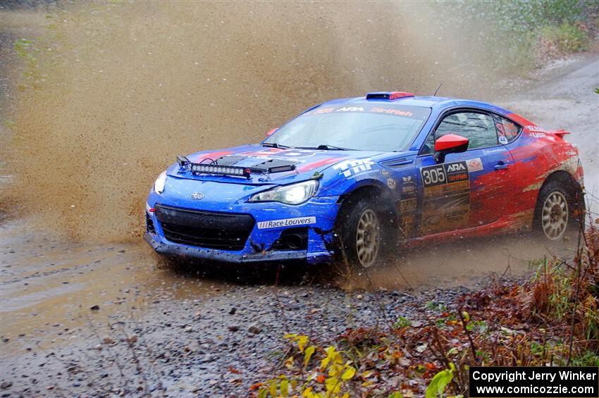 Santiago Iglesias / R.J. Kassel Subaru BRZ on SS9, Nestoria-Herman.