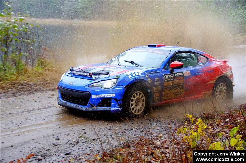 Santiago Iglesias / R.J. Kassel Subaru BRZ on SS9, Nestoria-Herman.