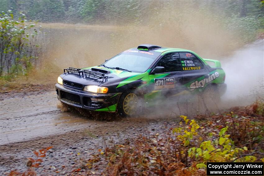 Carlos Neto / Fabio Costa Subaru 2.5RS on SS9, Nestoria-Herman.