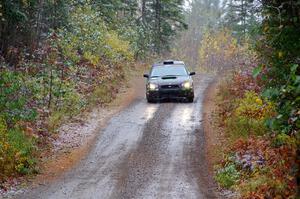 Scott Crouch / Ryan Scott Subaru WRX on SS9, Nestoria-Herman.