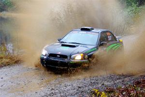 Scott Crouch / Ryan Scott Subaru WRX on SS9, Nestoria-Herman.