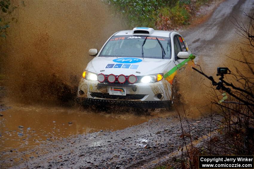 Sam Jacques / Trevor LaCombe Subaru Impreza on SS9, Nestoria-Herman.