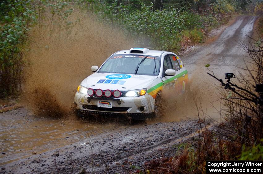 Sam Jacques / Trevor LaCombe Subaru Impreza on SS9, Nestoria-Herman.