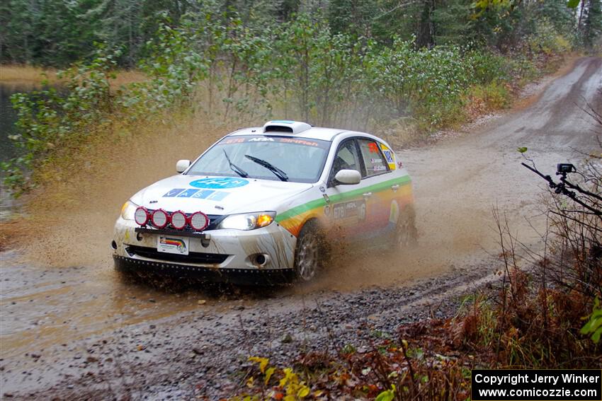 Sam Jacques / Trevor LaCombe Subaru Impreza on SS9, Nestoria-Herman.