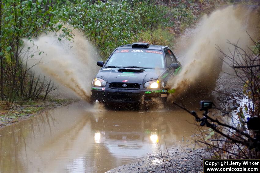 Scott Crouch / Ryan Scott Subaru WRX on SS9, Nestoria-Herman.