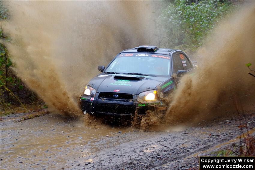 Scott Crouch / Ryan Scott Subaru WRX on SS9, Nestoria-Herman.