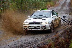 Jordon Haberer / Drew Staples Subaru Impreza on SS9, Nestoria-Herman.