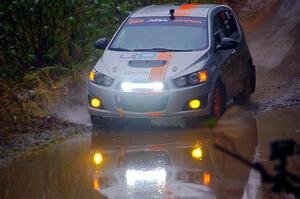 Matt Hoffman / Matt Pionk Chevy Sonic RS on SS9, Nestoria-Herman.