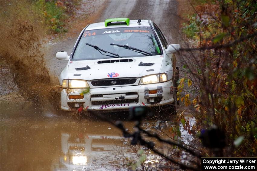 Jordon Haberer / Drew Staples Subaru Impreza on SS9, Nestoria-Herman.