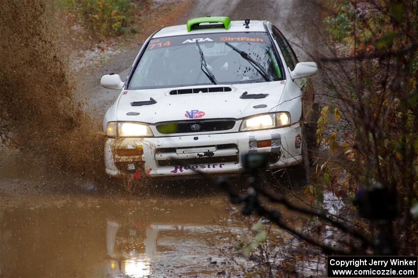 Jordon Haberer / Drew Staples Subaru Impreza on SS9, Nestoria-Herman.