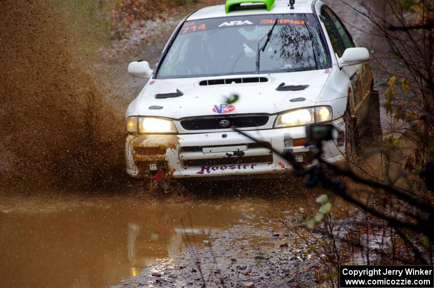 Jordon Haberer / Drew Staples Subaru Impreza on SS9, Nestoria-Herman.