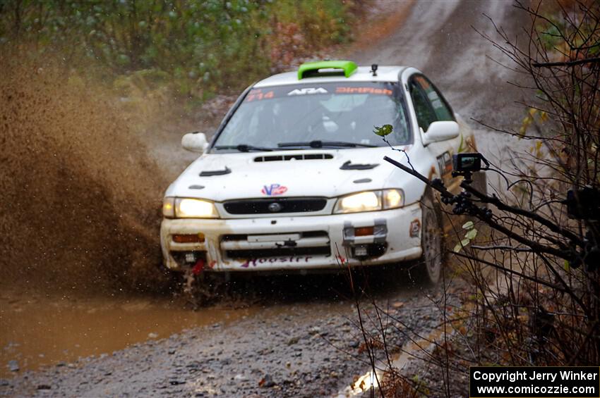 Jordon Haberer / Drew Staples Subaru Impreza on SS9, Nestoria-Herman.