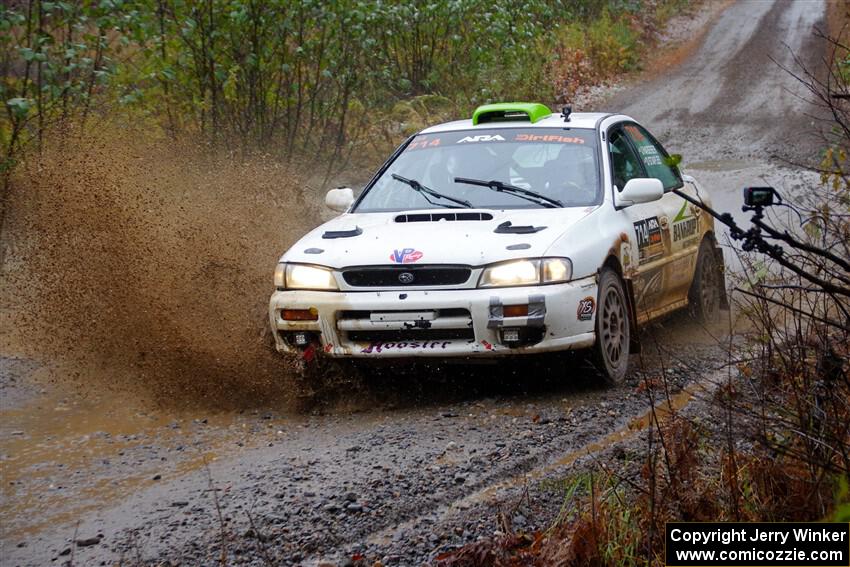 Jordon Haberer / Drew Staples Subaru Impreza on SS9, Nestoria-Herman.