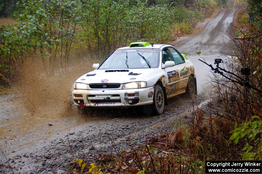 Jordon Haberer / Drew Staples Subaru Impreza on SS9, Nestoria-Herman.