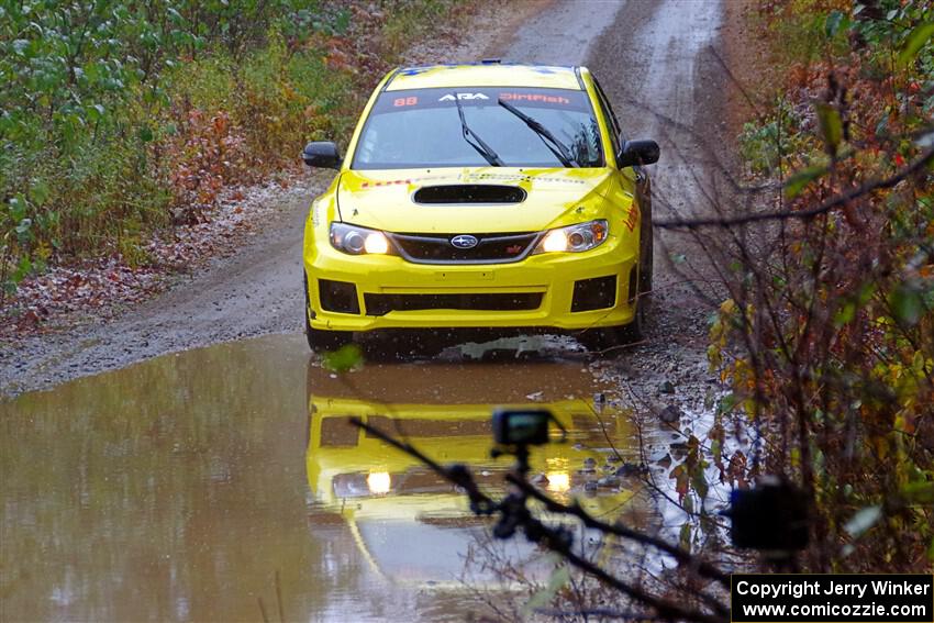 Scott Putnam / Dylan Duffy Subaru WRX STi on SS9, Nestoria-Herman.