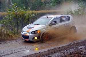 Matt Hoffman / Matt Pionk Chevy Sonic RS on SS9, Nestoria-Herman.