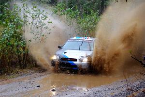 Andrew Dustman / Rachel Dustman Subaru Impreza on SS9, Nestoria-Herman.