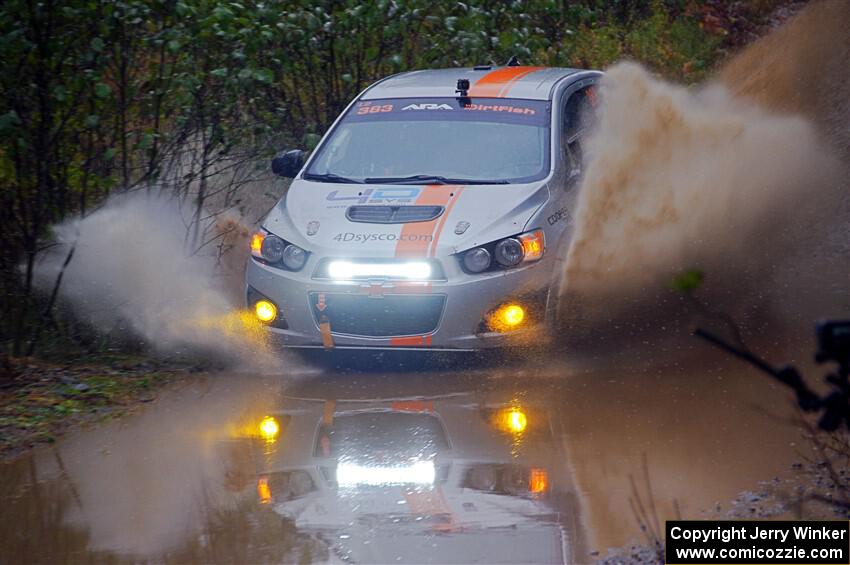 Matt Hoffman / Matt Pionk Chevy Sonic RS on SS9, Nestoria-Herman.