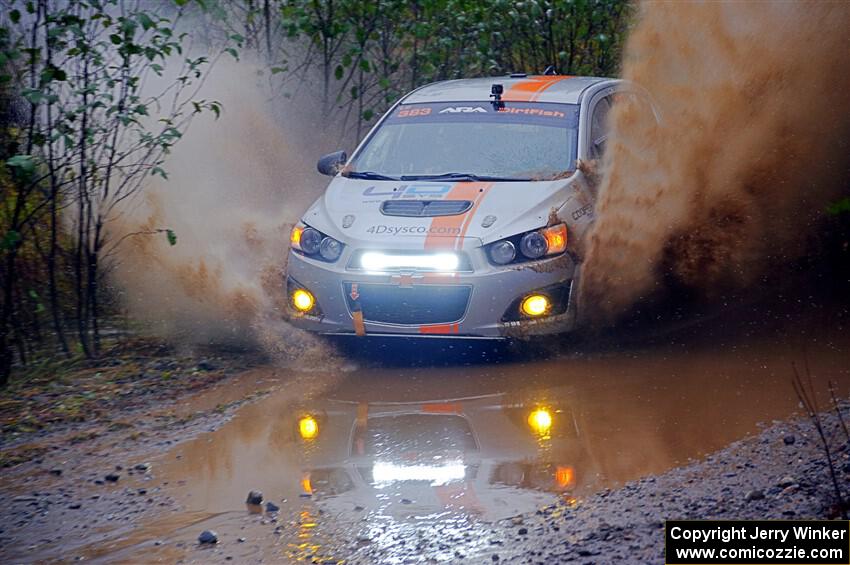 Matt Hoffman / Matt Pionk Chevy Sonic RS on SS9, Nestoria-Herman.