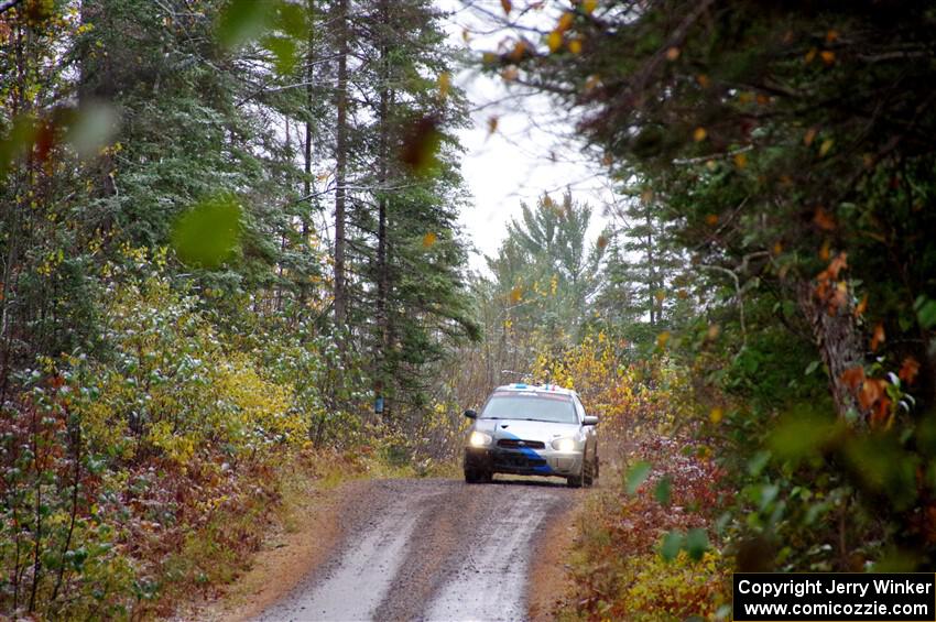 Andrew Dustman / Rachel Dustman Subaru Impreza on SS9, Nestoria-Herman.