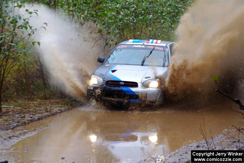 Andrew Dustman / Rachel Dustman Subaru Impreza on SS9, Nestoria-Herman.