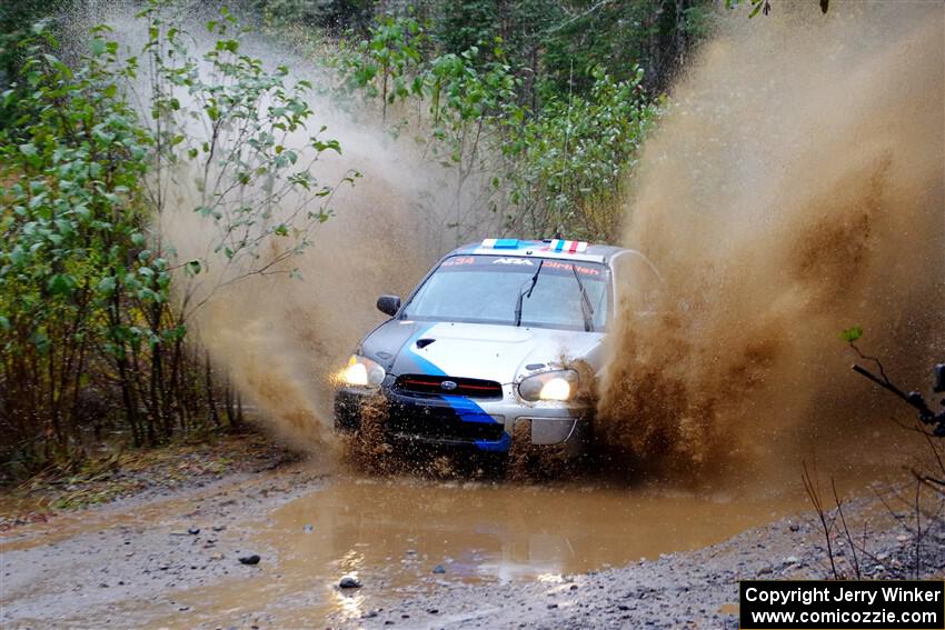 Andrew Dustman / Rachel Dustman Subaru Impreza on SS9, Nestoria-Herman.