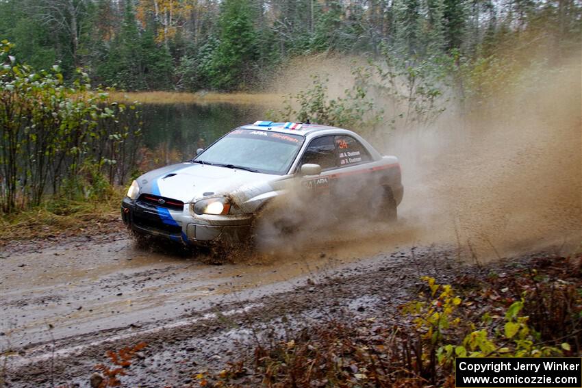 Andrew Dustman / Rachel Dustman Subaru Impreza on SS9, Nestoria-Herman.