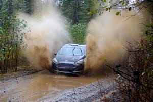 Paul Dickinson / Dylan Whittaker Ford Fiesta on SS9, Nestoria-Herman.