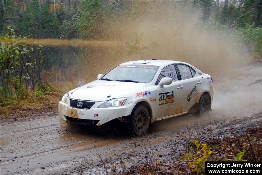 Michael Eckstein / Zach Pfeil Lexus IS250 on SS9, Nestoria-Herman.