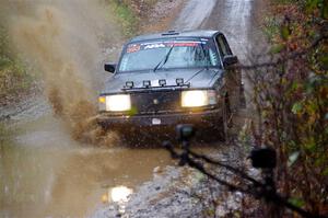 Adam Brock / Justin Brock Volvo 244 on SS9, Nestoria-Herman.