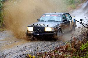 Adam Brock / Justin Brock Volvo 244 on SS9, Nestoria-Herman.