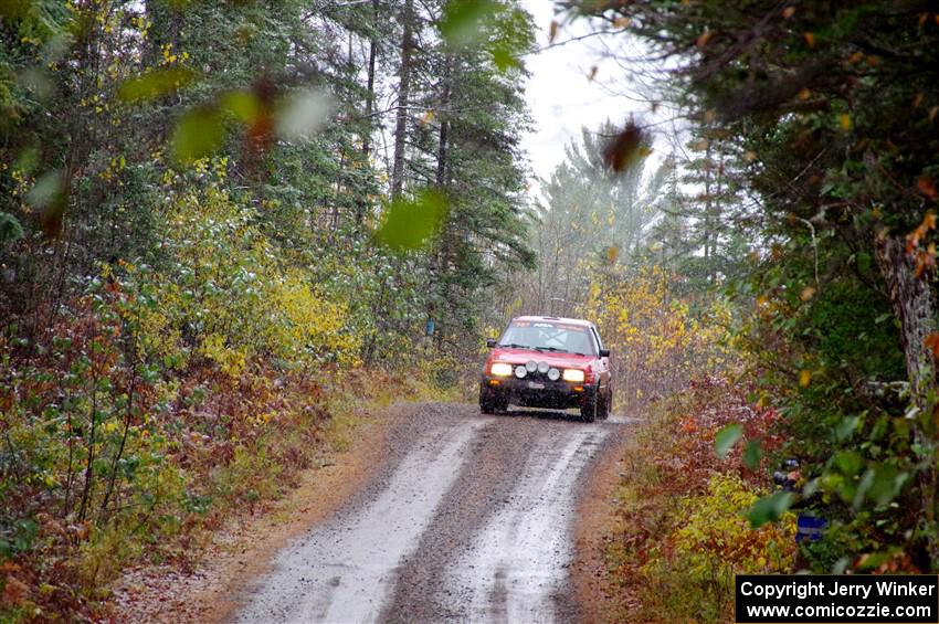 Nino Ortega / Jason Cook VW GTI on SS9, Nestoria-Herman.