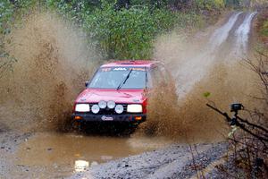 Nino Ortega / Jason Cook VW GTI on SS9, Nestoria-Herman.