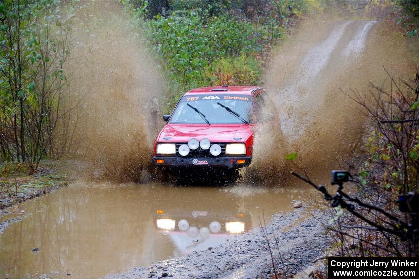 Nino Ortega / Jason Cook VW GTI on SS9, Nestoria-Herman.