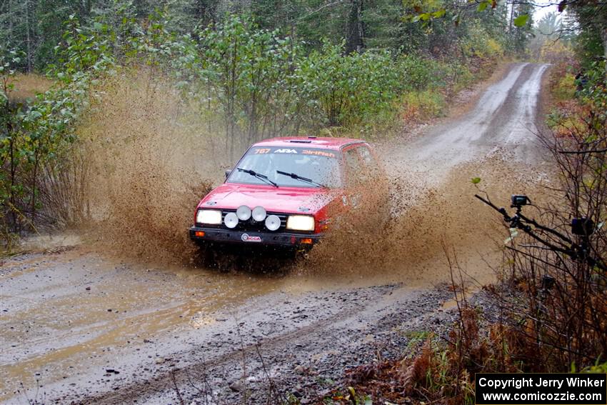 Nino Ortega / Jason Cook VW GTI on SS9, Nestoria-Herman.