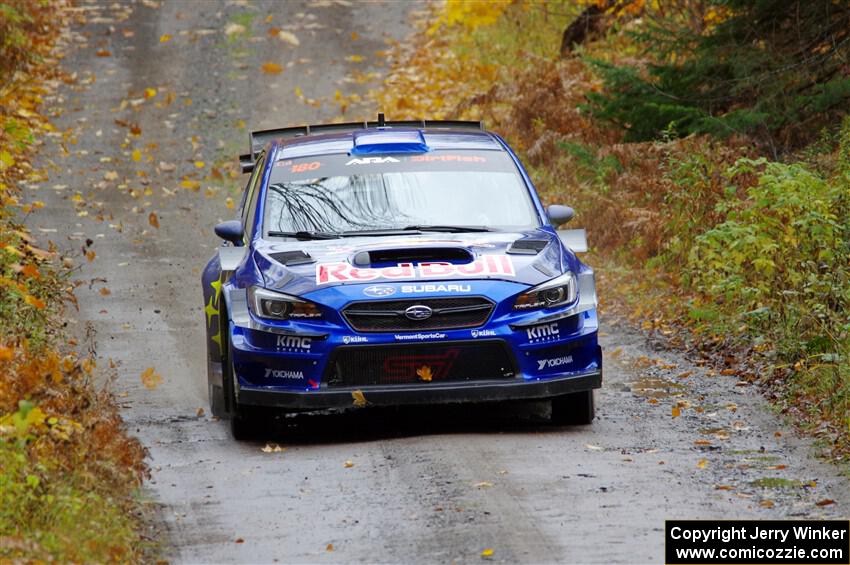 Brandon Semenuk / Keaton Williams Subaru WRX STi on SS12, Trouble I.