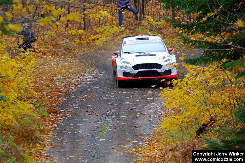 Tom Williams / Ross Whittock Ford Fiesta Rally2 on SS12, Trouble I.